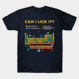Can I Lick It Periodic Table T-Shirt